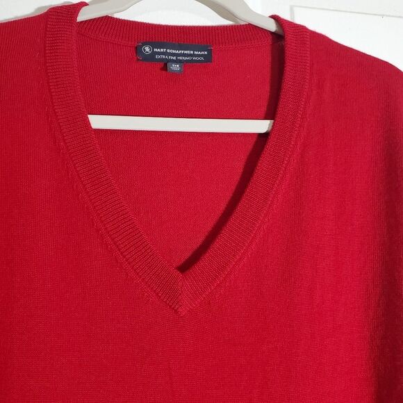 Hart Schaffner Marx Big & Tall Merino Wool Sweater Vest - Picture 5 of 10